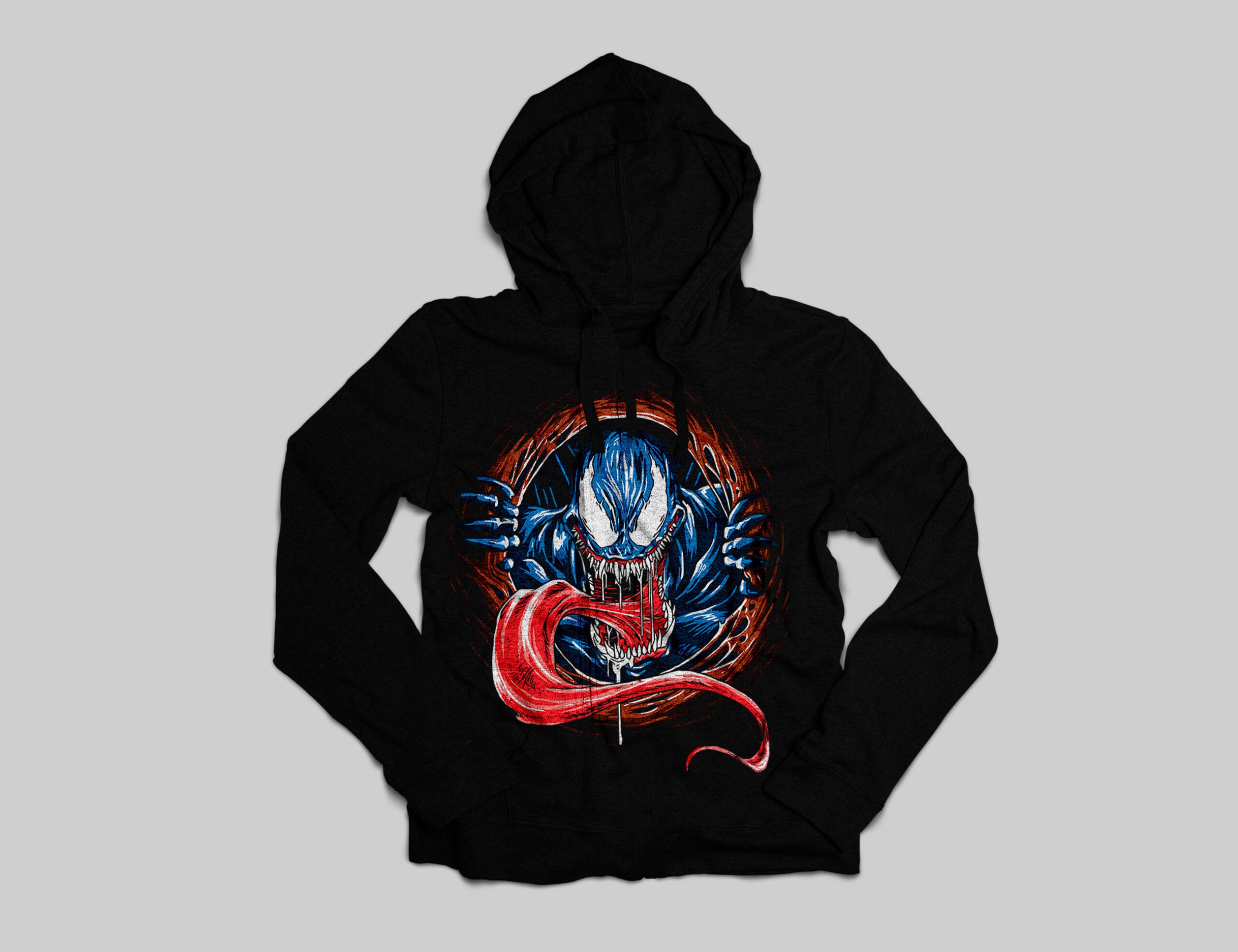 Sudadera con el dibujo de Venom