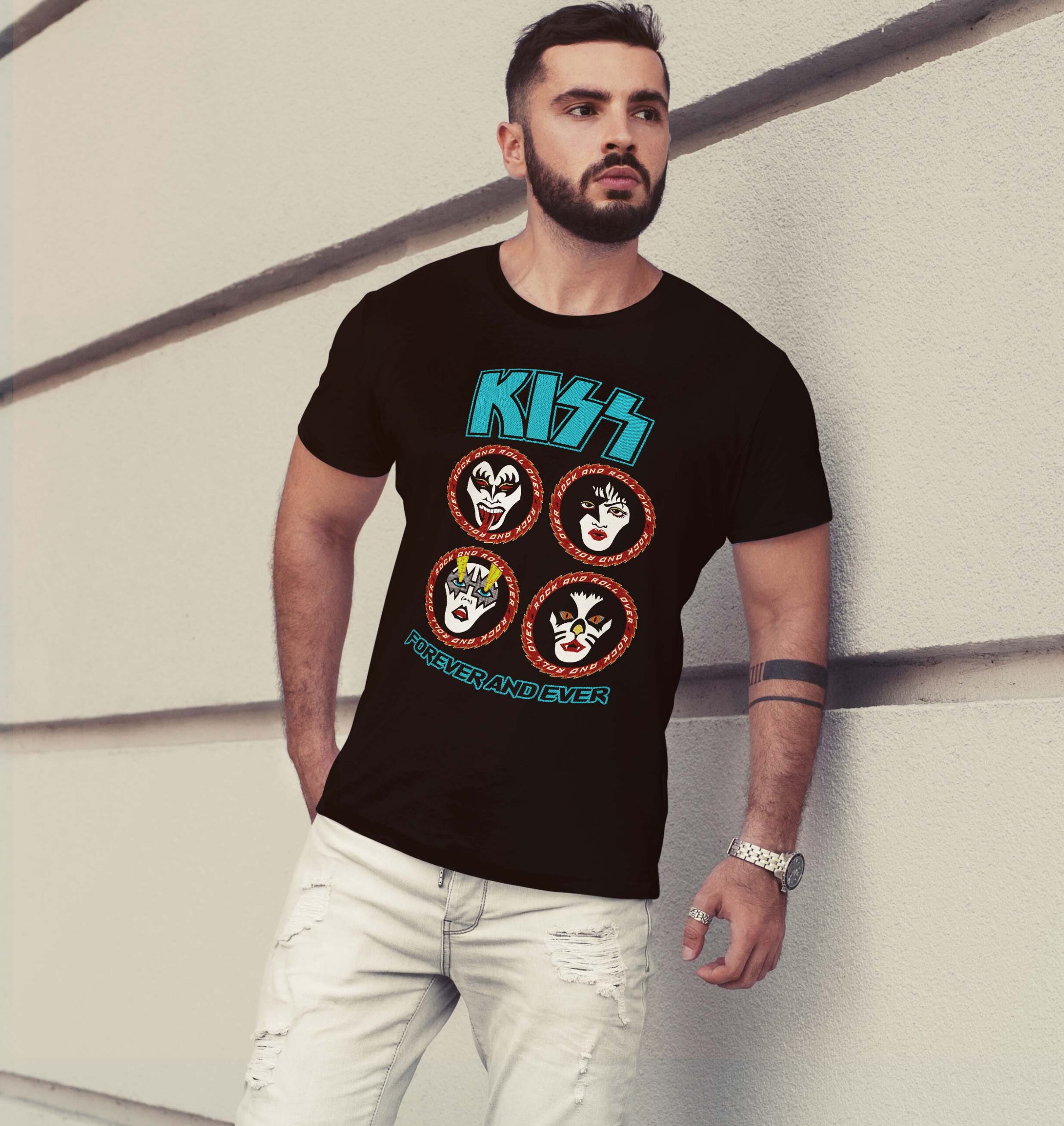 ¡Explosión de Estilo y Actitud! Camisetas y Sudaderas con el Espíritu de Kiss - Imagen 2
