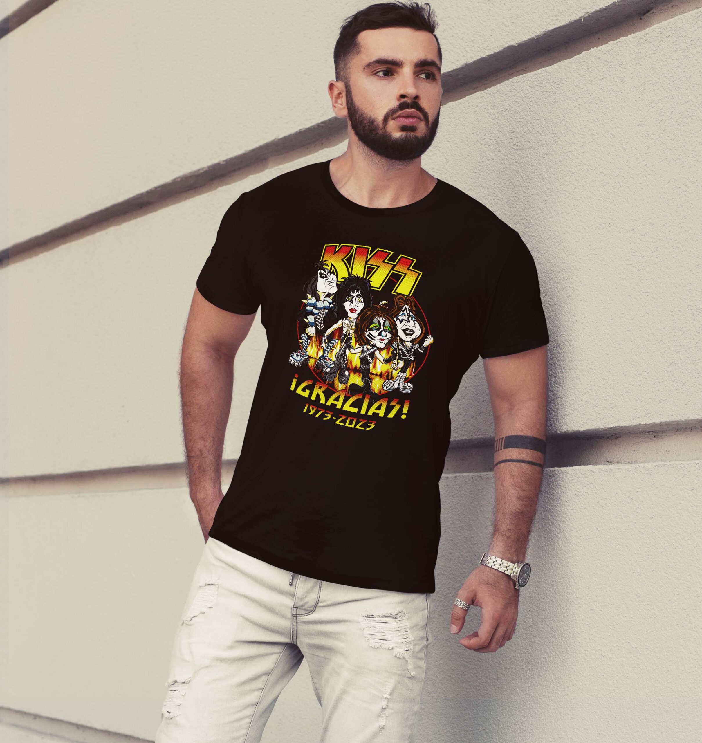 ¡Explosión de Estilo y Actitud! Camisetas y Sudaderas con el Espíritu de Kiss - Imagen 3