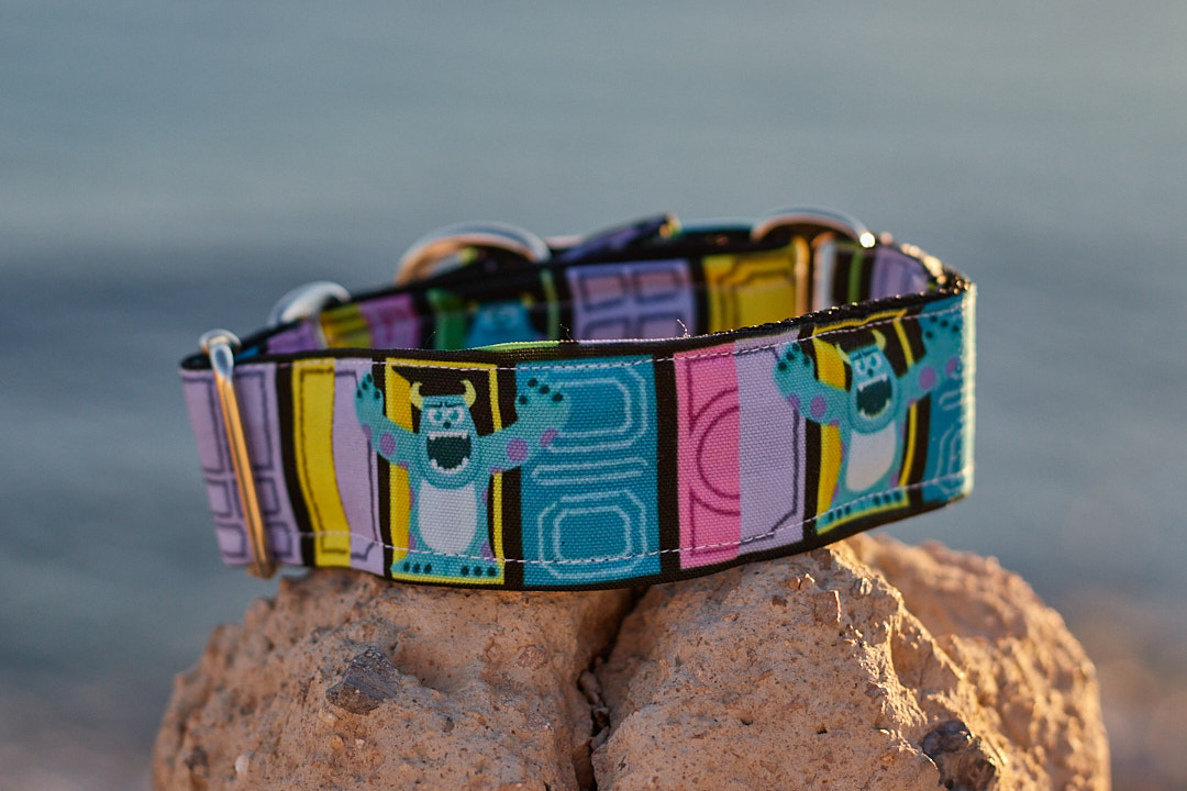 Collar martingale diseño Monstruos S.A.